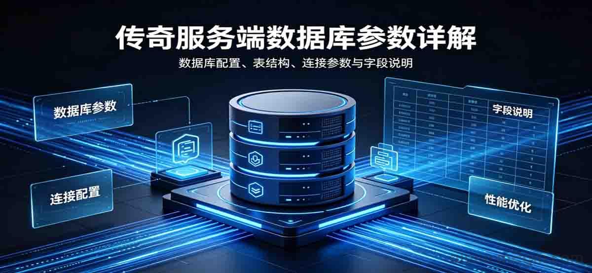 传奇DB数据库三大模块详解 - 新手GM搭建修改实操教程