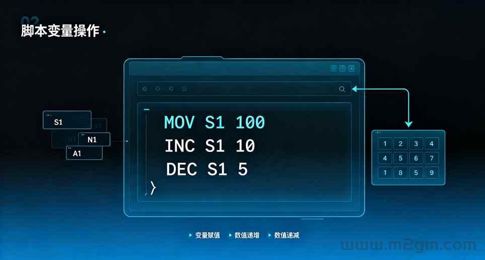 GOM引擎MOV INC DEC脚本教程 - 角色变量读写与跨对象赋值调试
