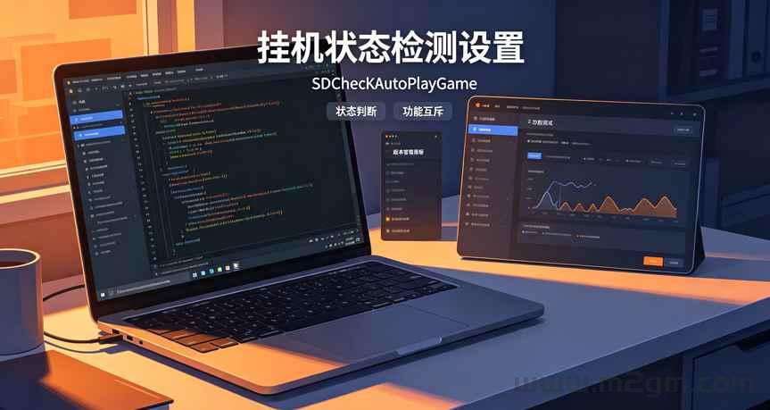 SD插件SDOpenAutoPlayGame脚本教程 - 自动挂机功能开启与状态检测