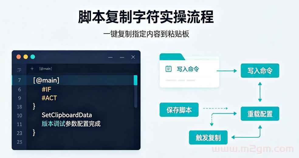 大秦插件SetClipboardData脚本教程 - 脚本字符复制到粘贴板设置方法