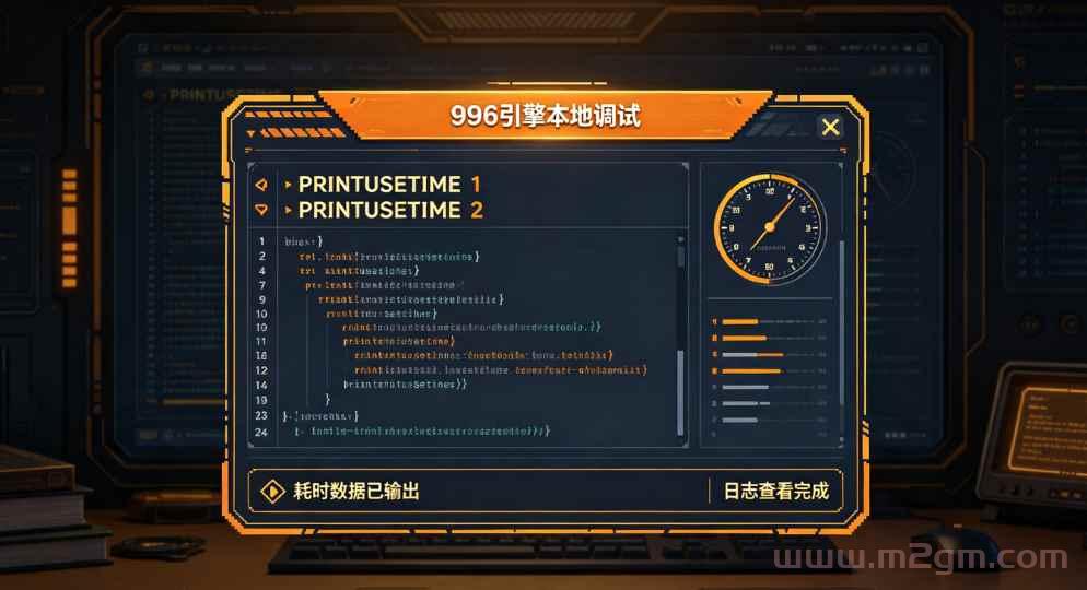 996引擎PRINTUSETIME脚本教程 - 脚本执行耗时统计与精准调试方法