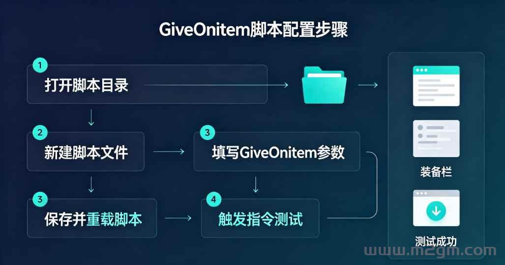 996引擎GiveOnItem脚本教程 - 定点给予物品装备位置配置方法