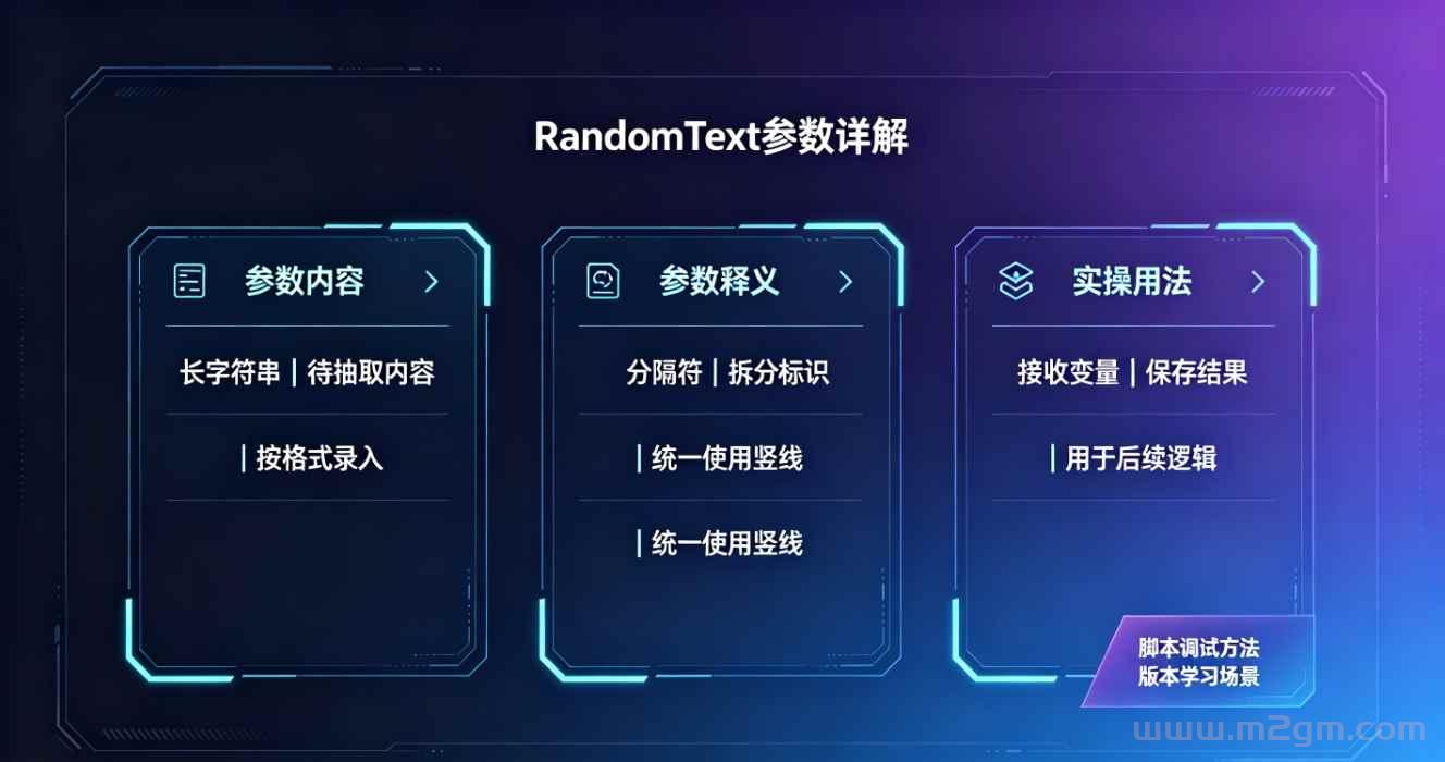 GOM引擎RandomText脚本教程 - 随机抽取字符串与物品概率配置方法