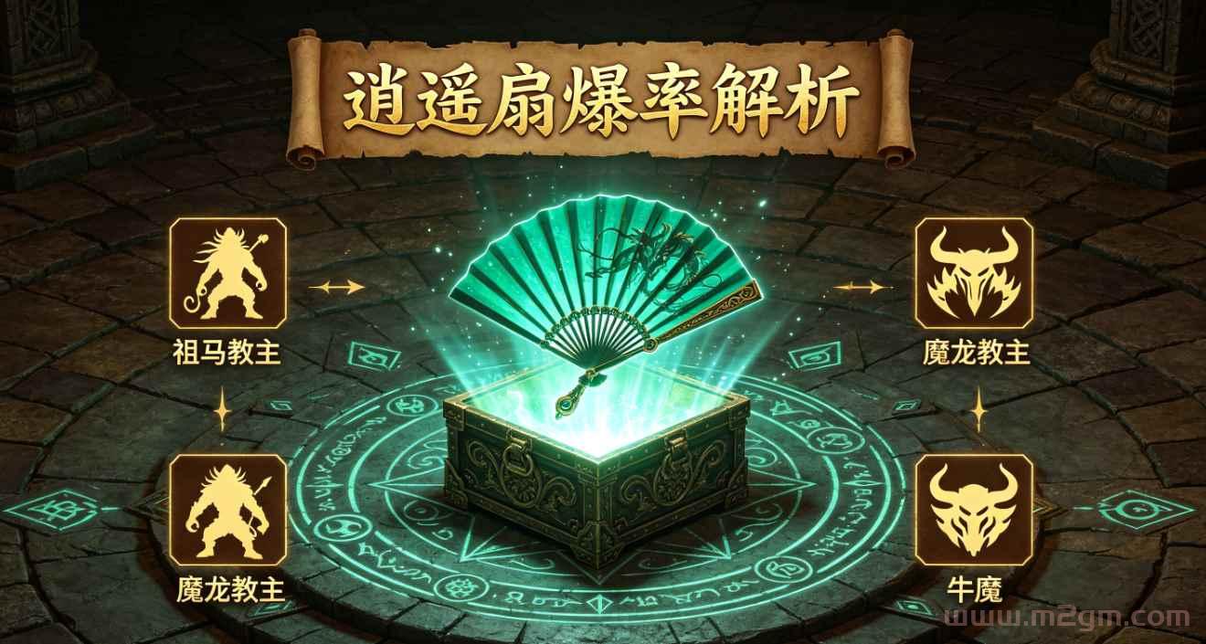 逍遥扇掉落地图全解析 - 多版本BOSS爆率与高效打宝实操技巧
