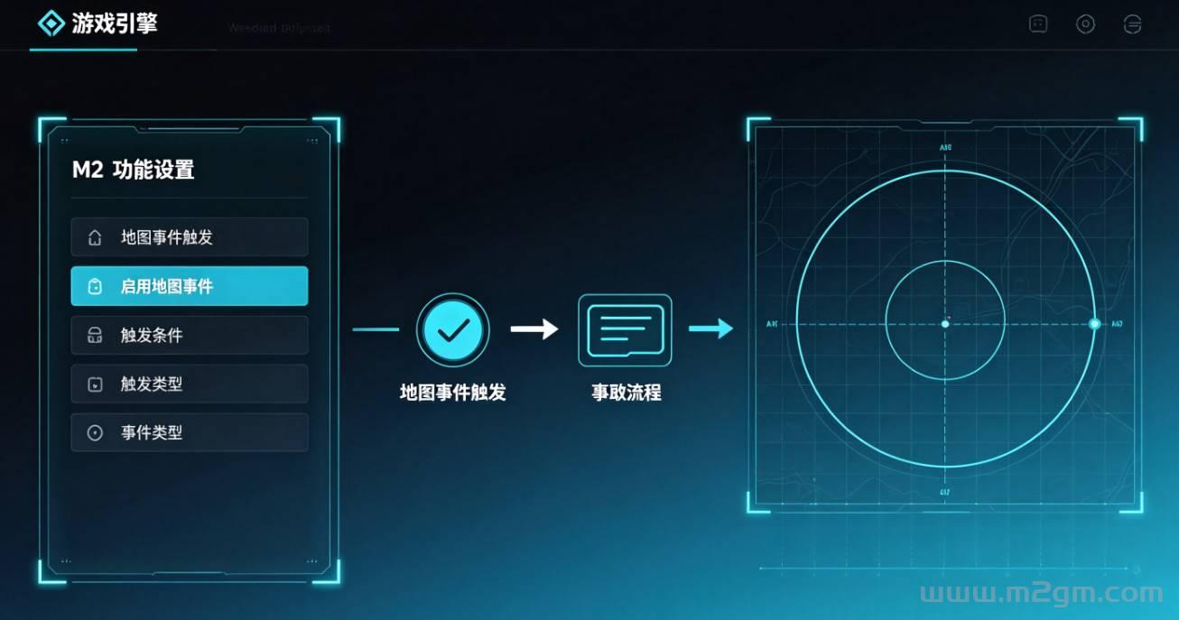 翎风引擎地图事件配置脚本实操教程 - 坐标范围触发与报错修复技巧