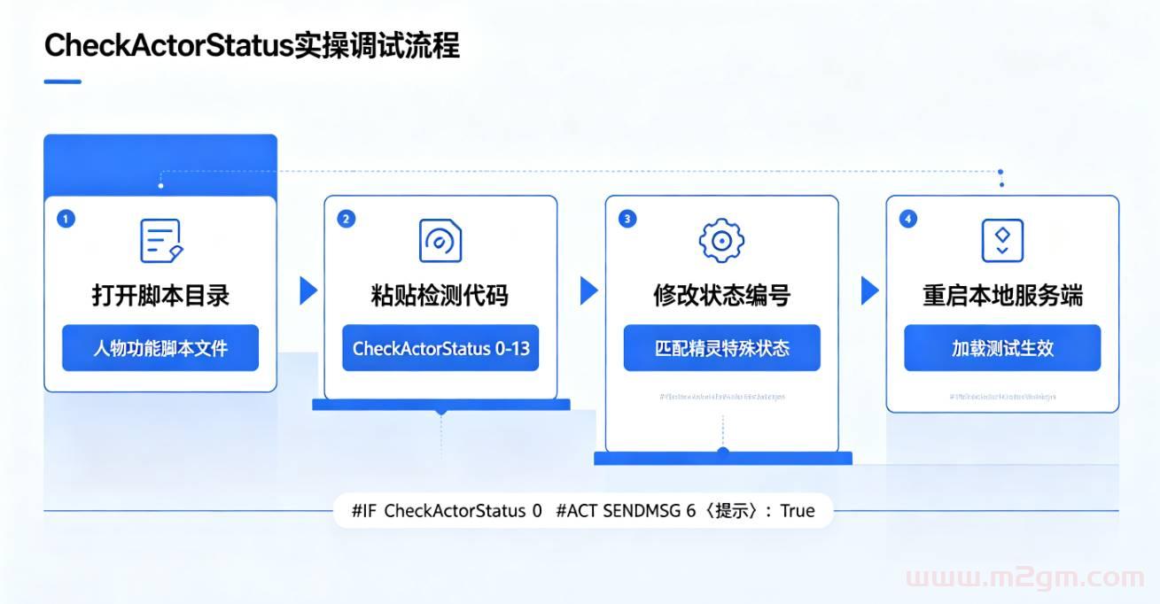 HGE引擎CheckActorStatus脚本实操教程 - 精灵特殊状态检测配置方法