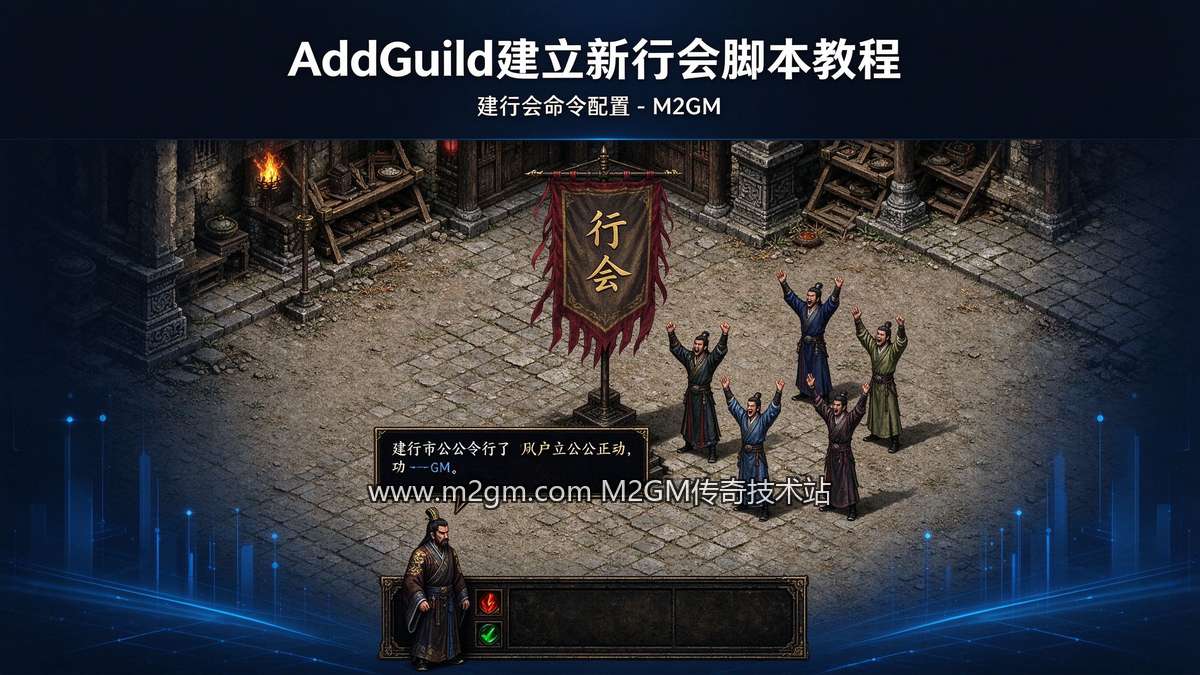 996引擎AddGuild命令用法详解配图 - M2GM