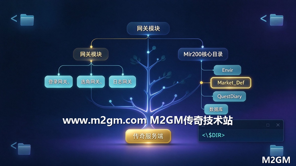 传奇服务端目录结构完整详解 - 新手GM运维调试报错排查实操教程