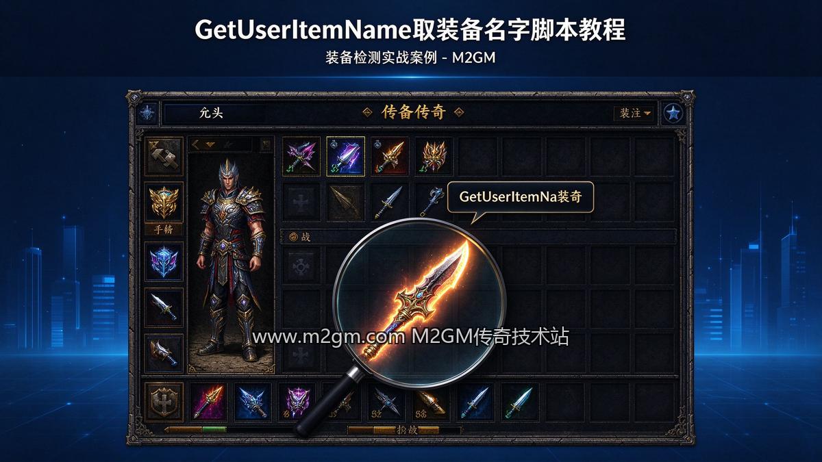 996引擎GetUserItemName配置方法配图 - M2GM 996引擎GetUserItemName配置方法配图 - M2GM