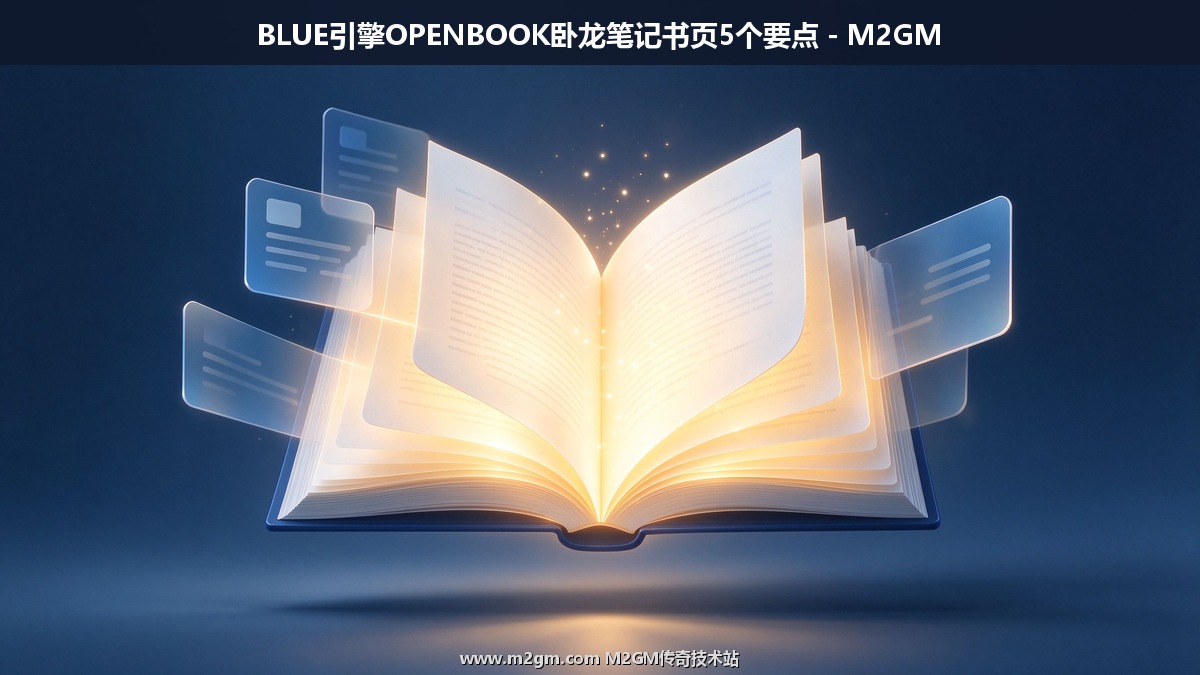 NPC命令打开卧龙笔记怎么写?Blue引擎OPENBOOK书页详解