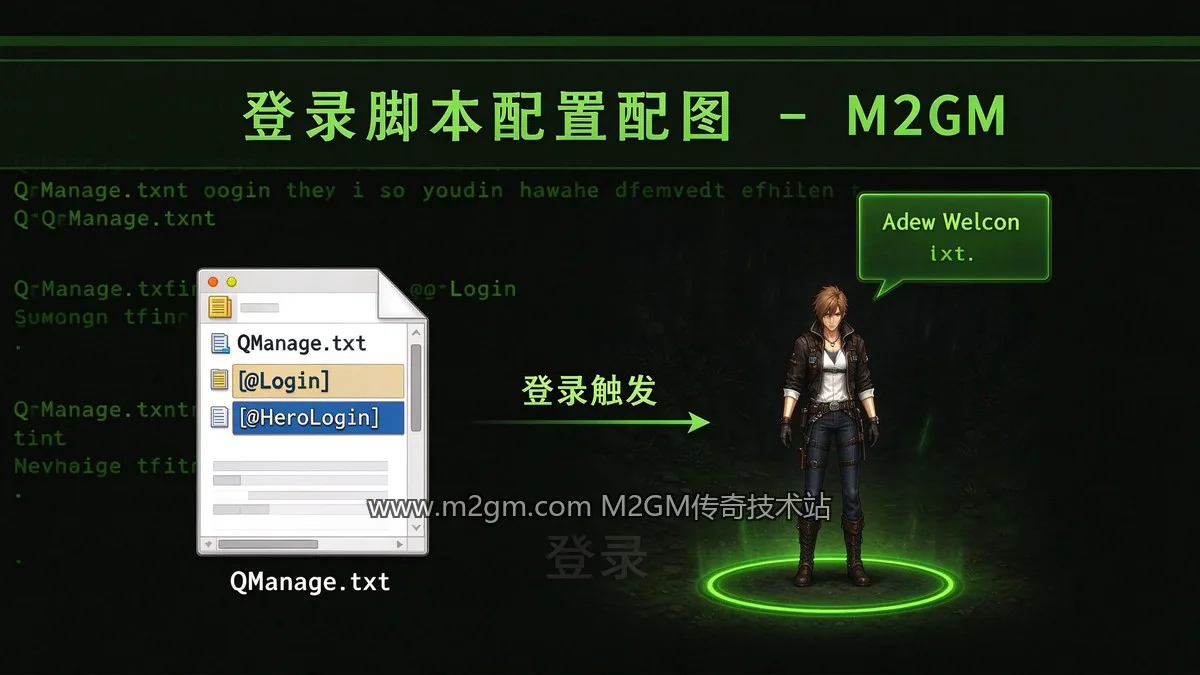 HGE引擎登录脚本命令详解 - QManage登录触发配置教程