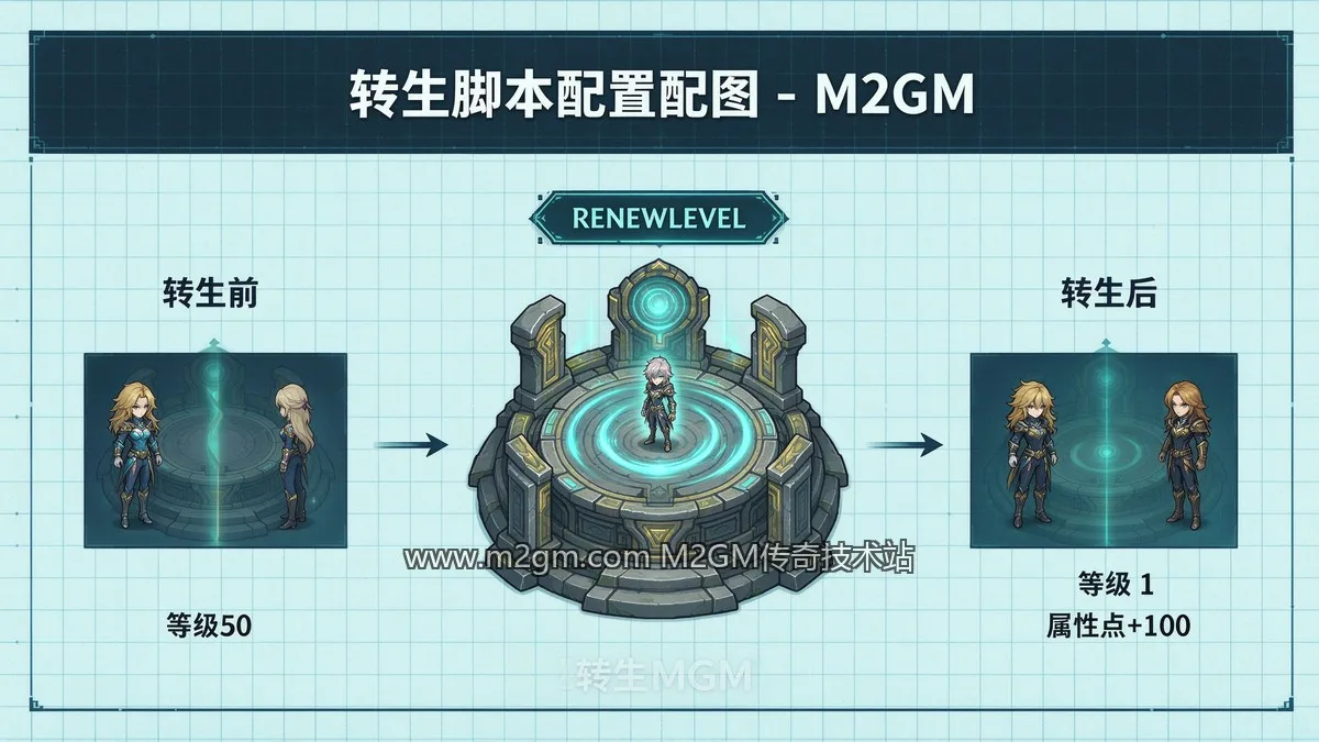 转生后等级不对?HGE引擎RENEWLEVEL转生脚本配置详解