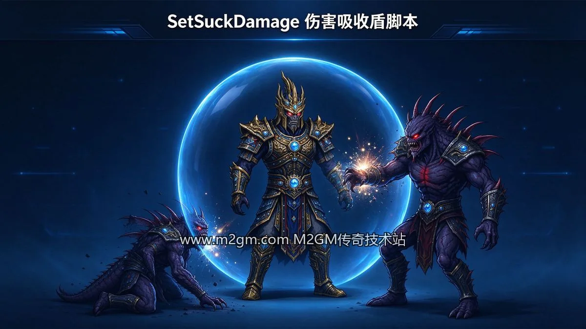 996引擎SetSuckDamage命令用法详解 - 减伤盾实现方法