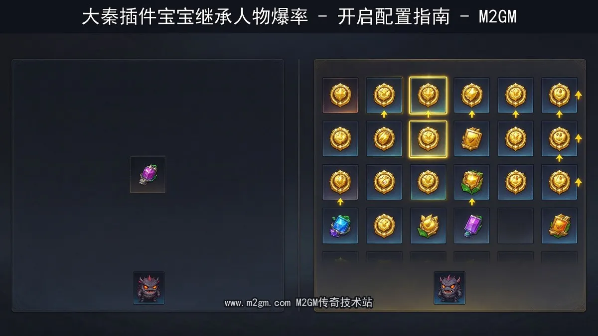 宝宝继承人物爆率脚本详解 - 大秦插件爆率继承配置