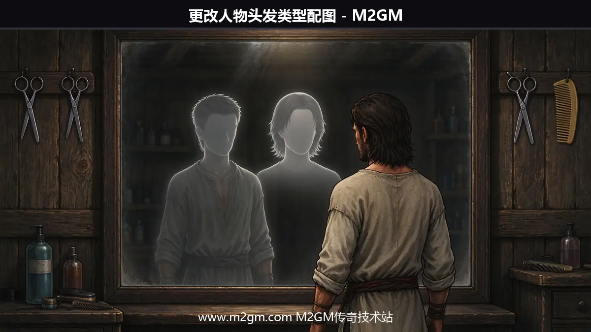 头发类型改不了？BLUE引擎更改人物头发类型详解