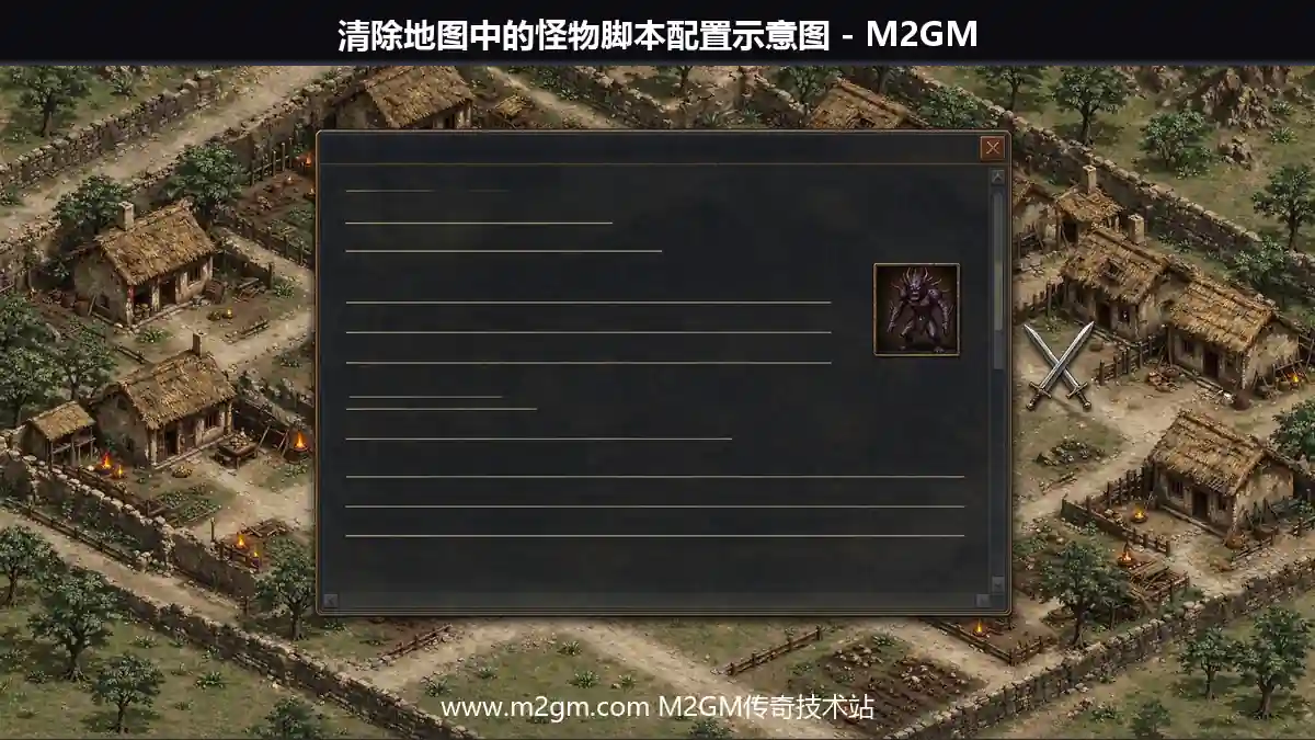 清除地图怪物脚本配置示意图 - M2GM 清除地图怪物脚本配置示意图 - M2GM