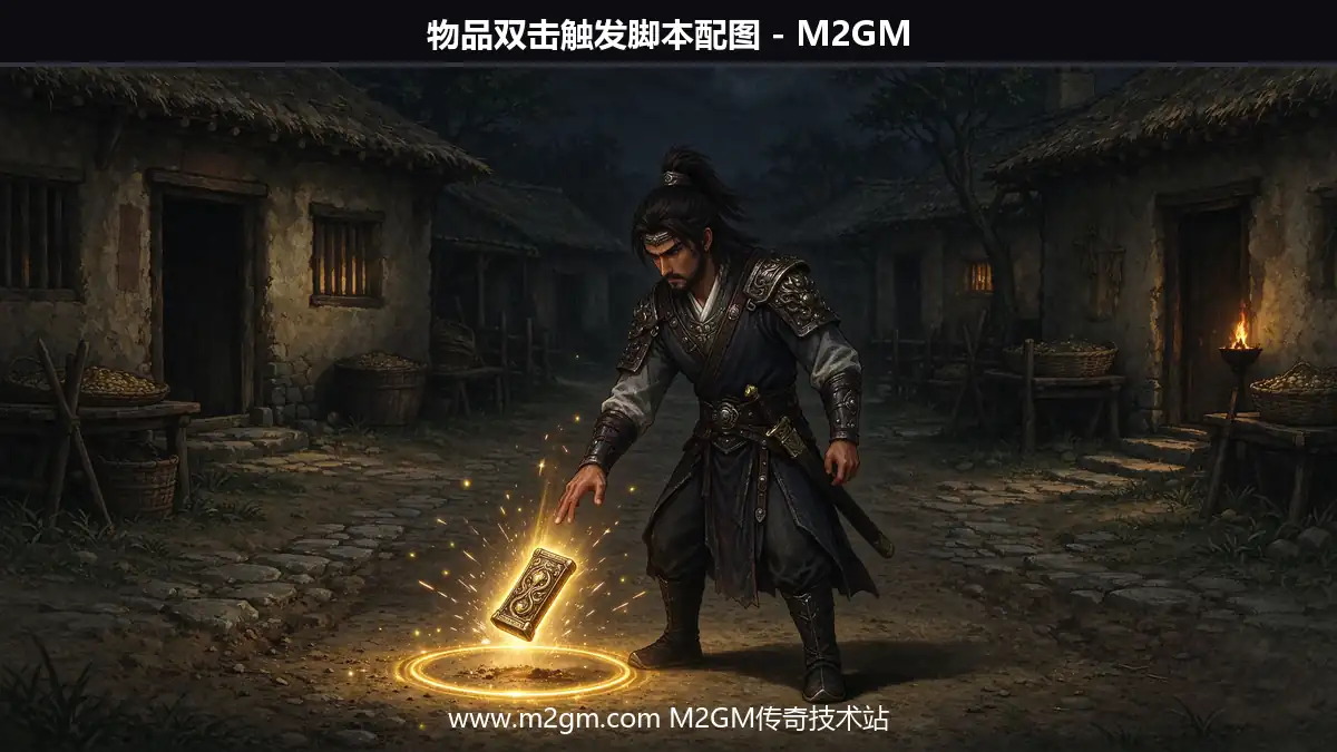 物品双击触发脚本不生效?BLUE引擎双击触发配置