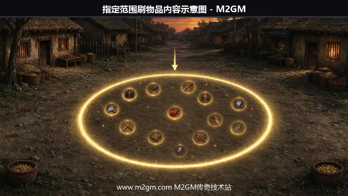 指定范围刷物品内容示意图 - M2GM 指定范围刷物品内容示意图 - M2GM