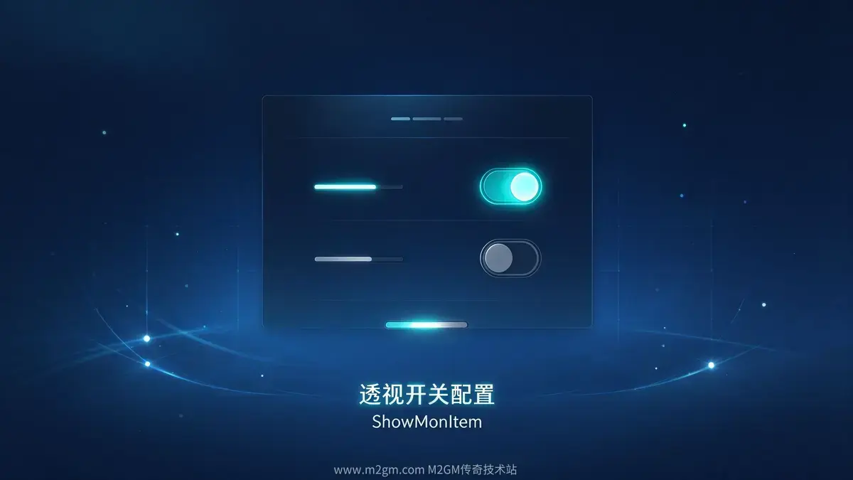 怪物透视爆率脚本配置示意图 - M2GM 怪物透视爆率脚本配置示意图 - M2GM