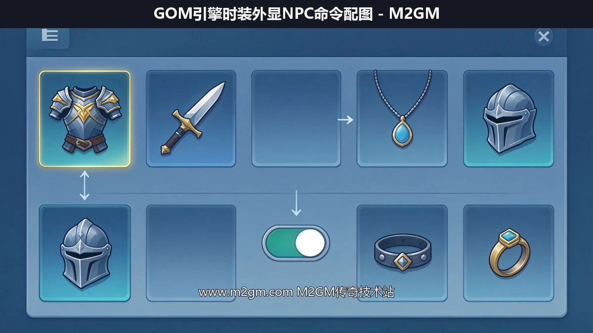 GOM引擎时装外显NPC命令ShowFashion开关与DB配置教程