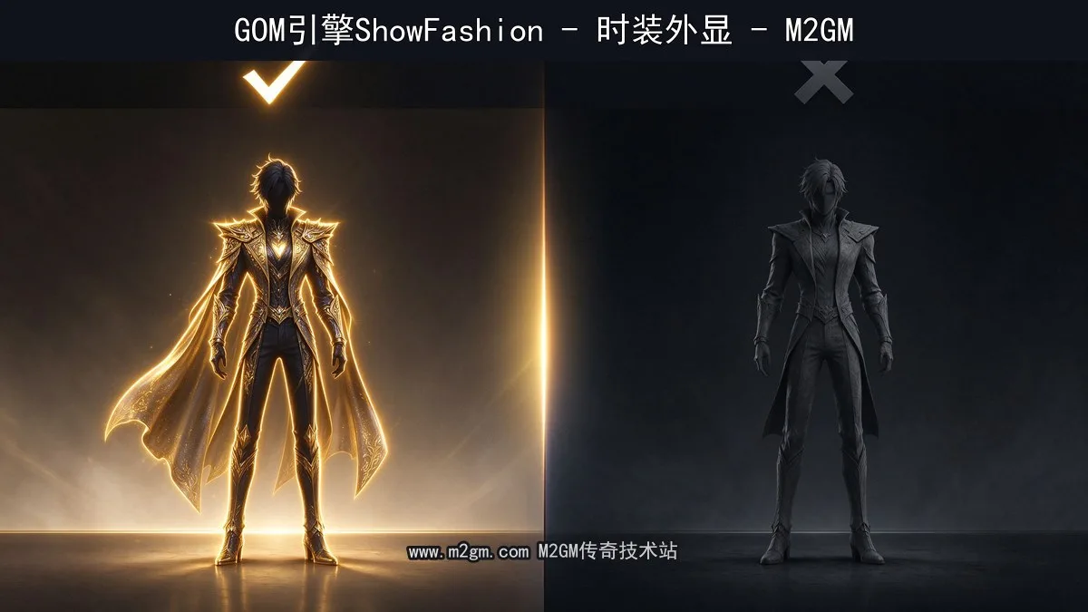 时装外显内容示意图 - M2GM