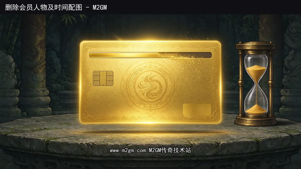 删除会员人物及时间配图 - M2GM