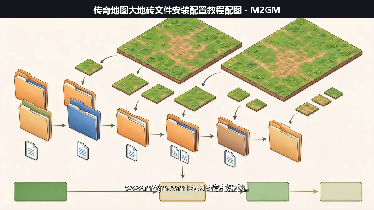 传奇地图大地砖文件安装配置与Objects小地砖导入方法